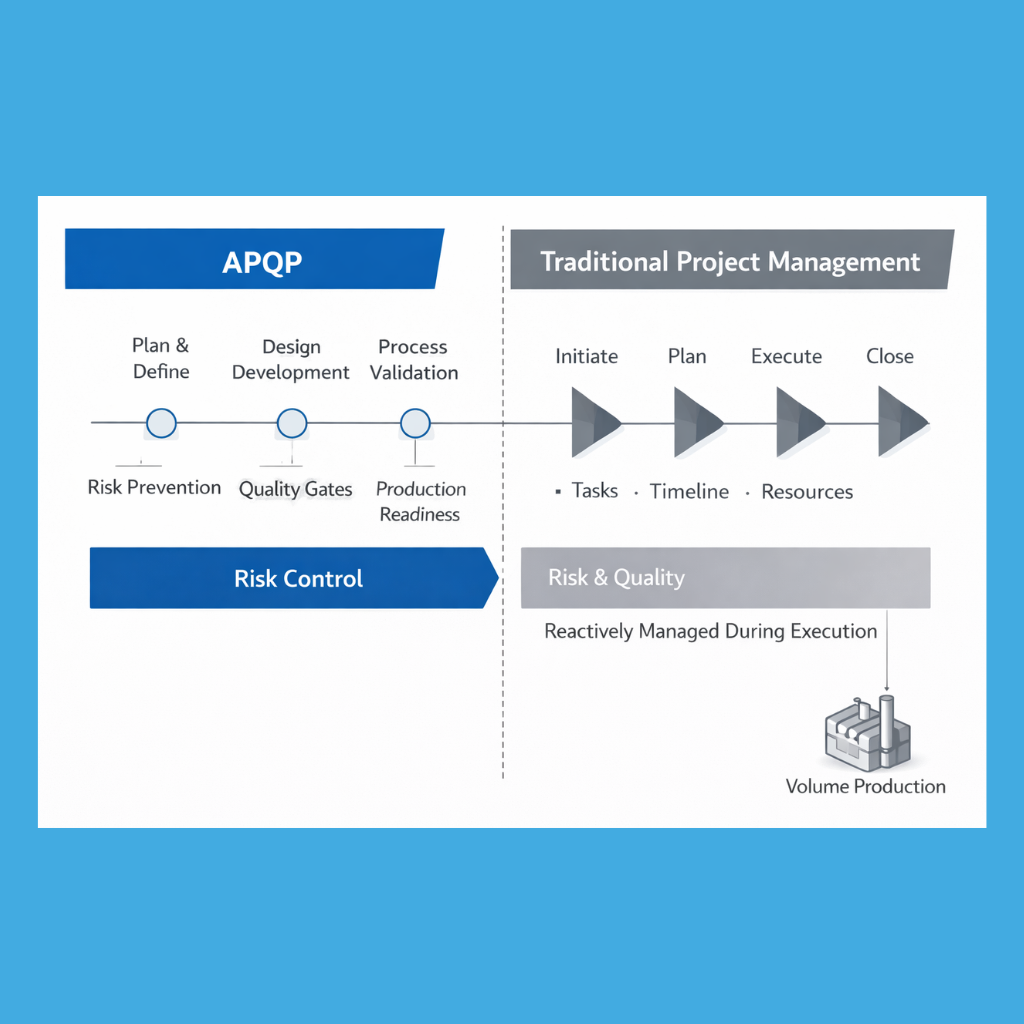APQP vs Traditional Project Management in Manufacturing