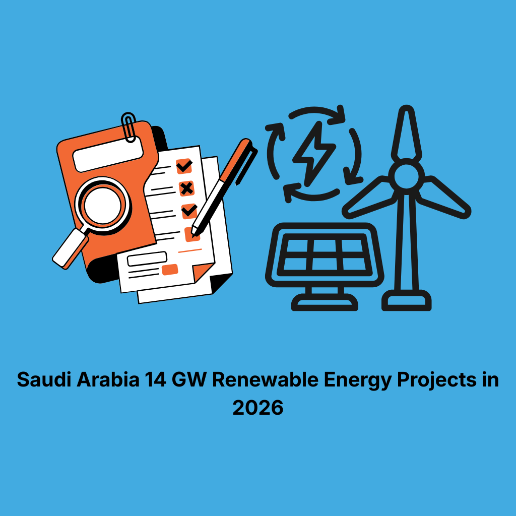 Saudi Arabia 14 GW Renewable Energy Projects in 2026